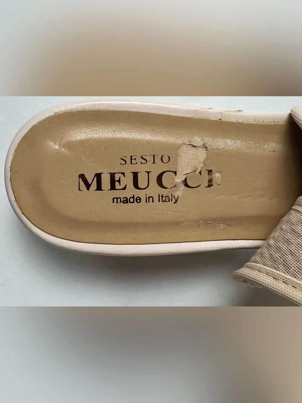 Sesto Meucci Italy Mesh Slingback Flats